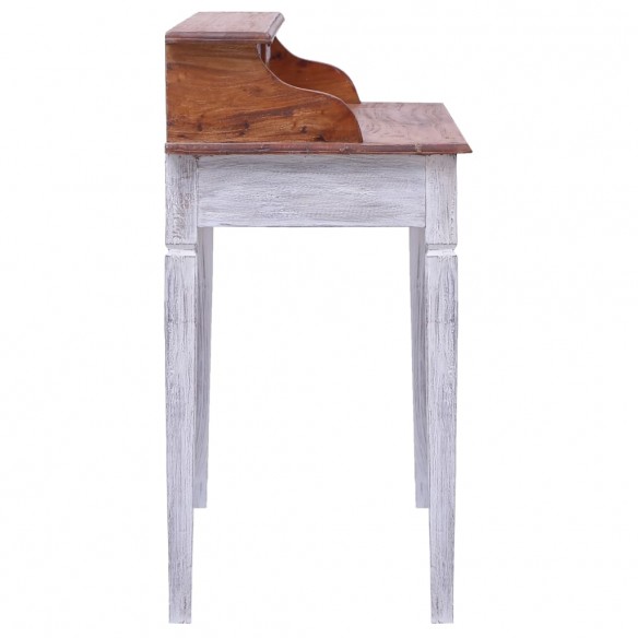 Bureau avec tiroirs 90x50x101 cm bois de récupération solide