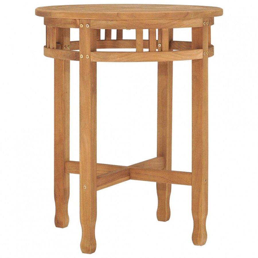 Table de bistro Ø60x60 cm Bois de teck solide