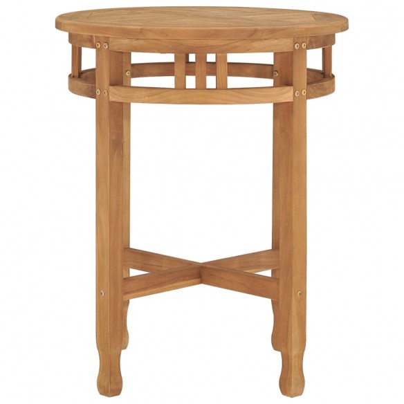 Table de bistro Ø60x60 cm Bois de teck solide