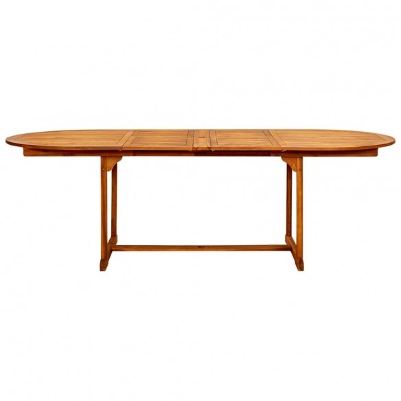 Table à dîner de jardin (160-240)x100x75cm Bois d'acacia massif