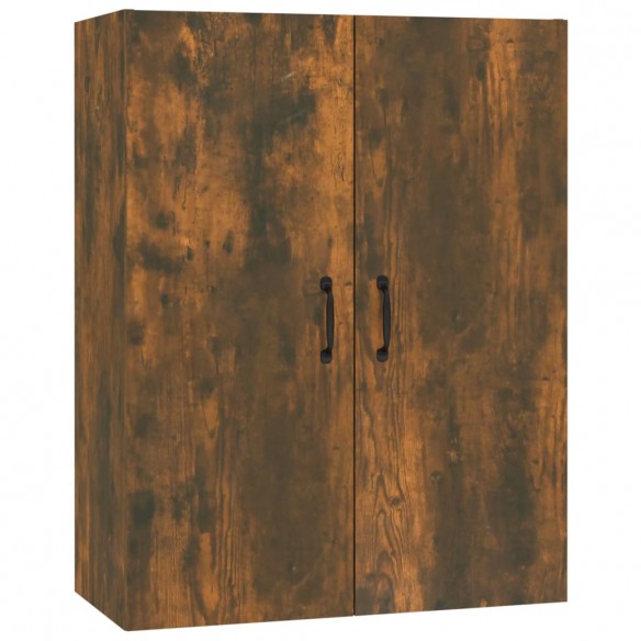 Armoire suspendue Chêne fumé 69,5x34x90 cm Bois d'ingénierie