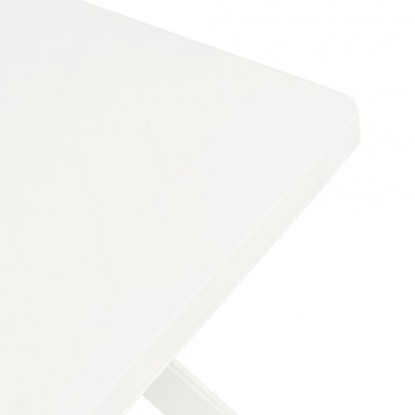 Table de bistro Blanc 70x70x72 cm Plastique