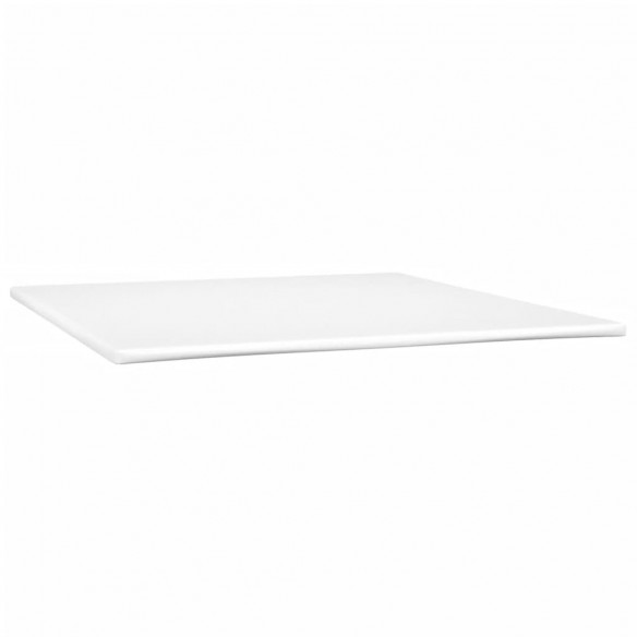 Cadre de lit avec matelas Gris clair 180x200cm Tissu