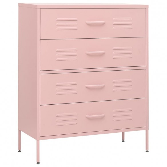 Commode Rose 80x35x101,5 cm Acier