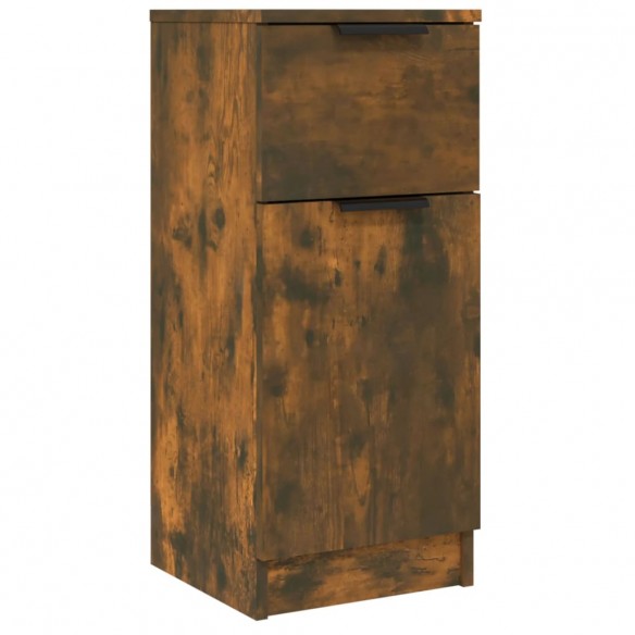 Buffet Chêne fumé 30x30x70 cm Bois d'ingénierie