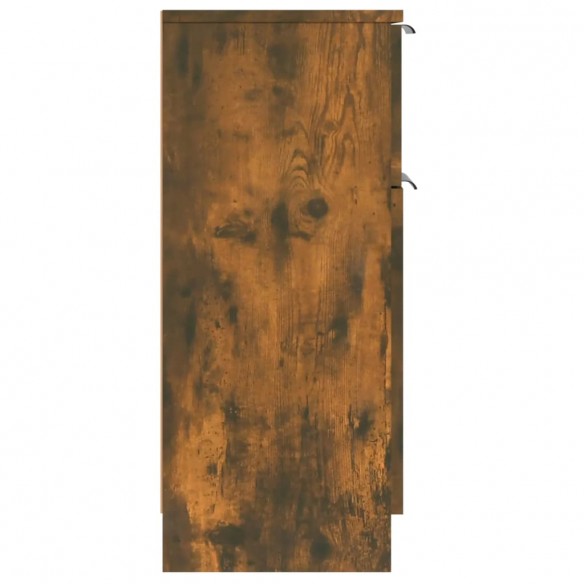 Buffet Chêne fumé 30x30x70 cm Bois d'ingénierie