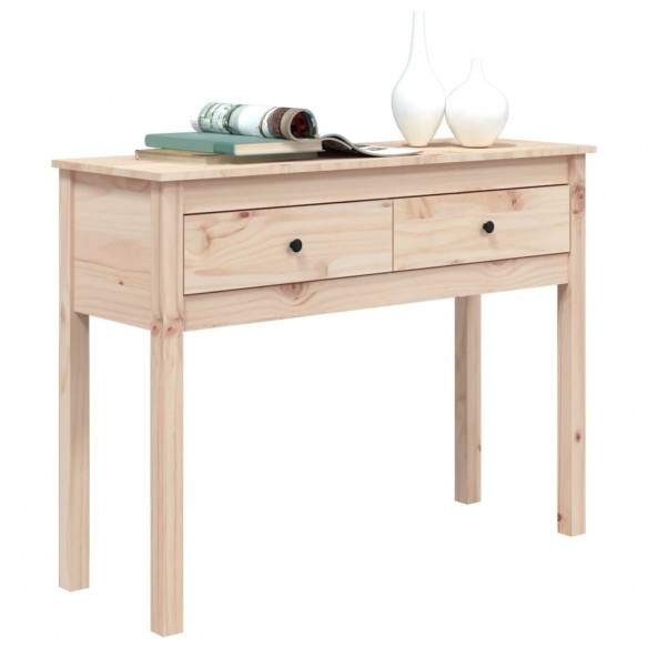 Table console 100x35x75 cm Bois massif de pin