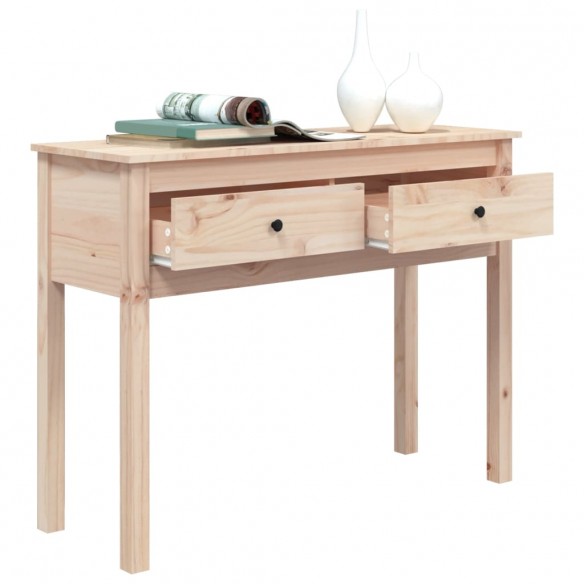 Table console 100x35x75 cm Bois massif de pin