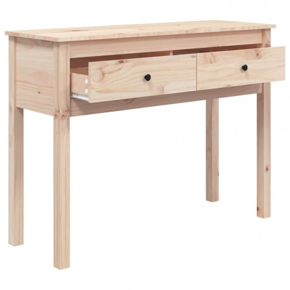 Table console 100x35x75 cm Bois massif de pin