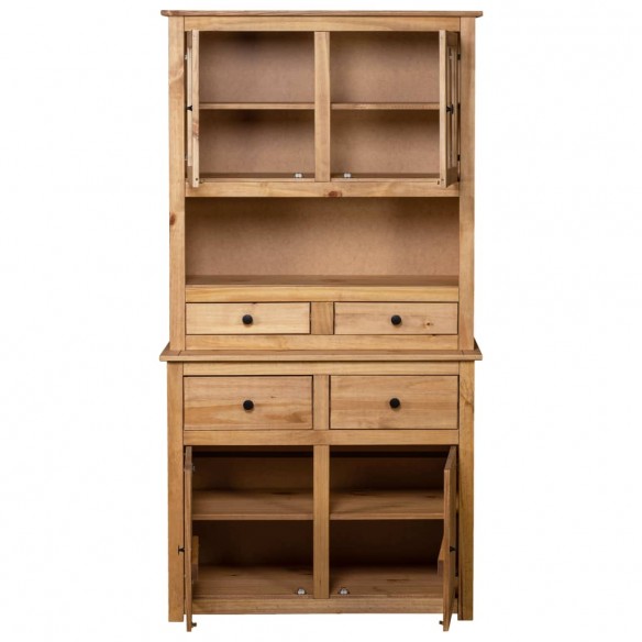 Buffet haut 93x40,5x180 cm Pin Gamme Panama