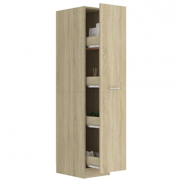 Armoire d'apothicaire Chêne sonoma 30x42,5x150 cm Aggloméré