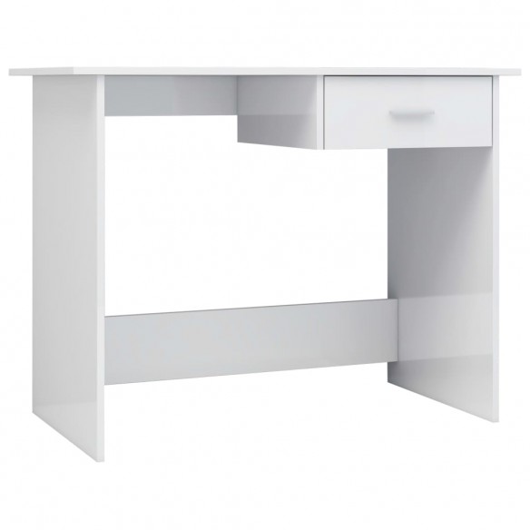 Bureau Blanc brillant 100 x 50 x 76 cm Aggloméré