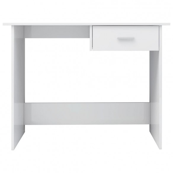 Bureau Blanc brillant 100 x 50 x 76 cm Aggloméré