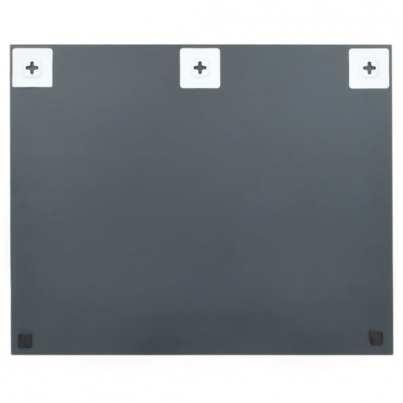 Miroir mural sans cadre avec lampes LED Rectangulaire Verre