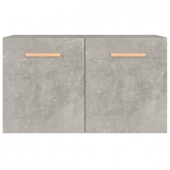 Armoire murale Gris béton 60x36,5x35 cm Bois d'ingénierie