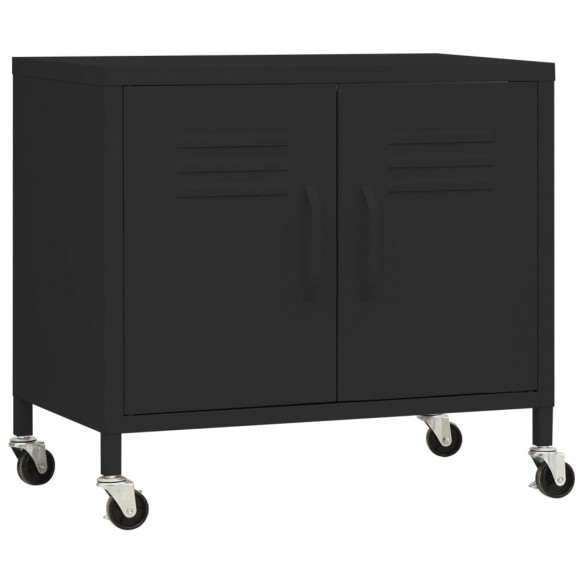 Armoire de rangement Noir 60x35x56 cm Acier