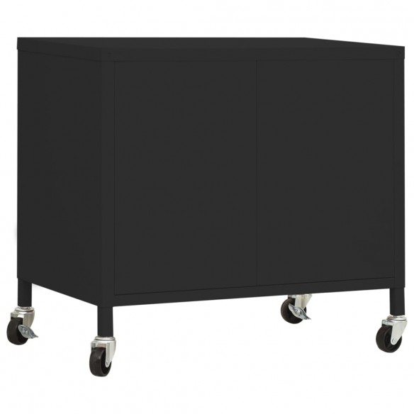 Armoire de rangement Noir 60x35x56 cm Acier