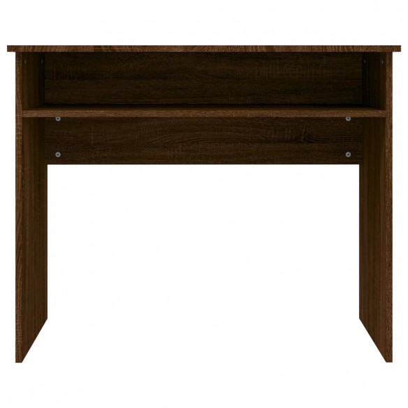 Bureau Chêne marron 90x50x74 cm Bois d'ingénierie