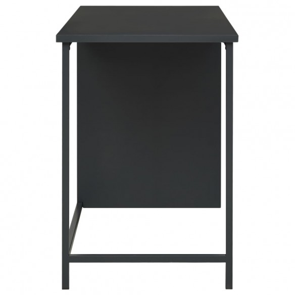 Bureau industriel avec tiroirs Anthracite 105x52x75 cm Acier