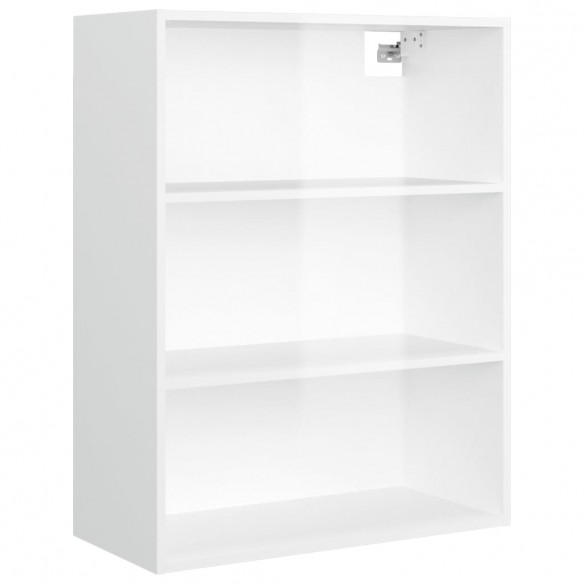 Armoire murale suspendue Blanc brillant 69,5x32,5x90 cm