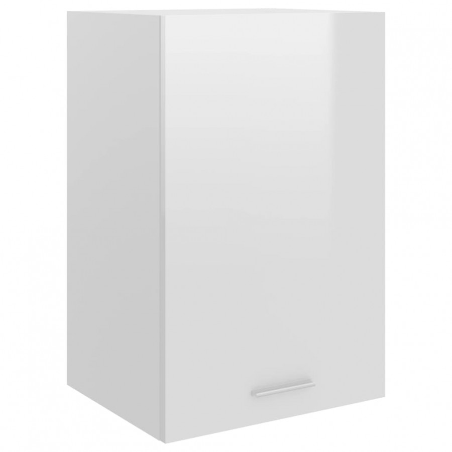 Armoire suspendue Blanc brillant 39,5x31x60 cm Aggloméré