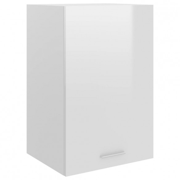 Armoire suspendue Blanc brillant 39,5x31x60 cm Aggloméré