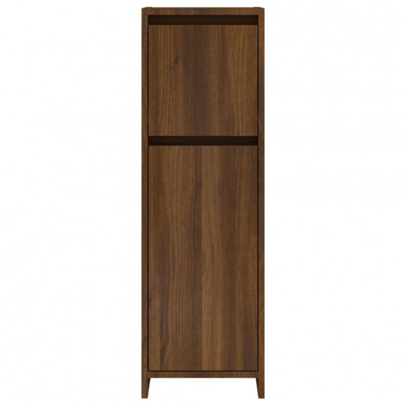 Armoire de bain Chêne marron 30x30x95 cm Bois d'ingénierie