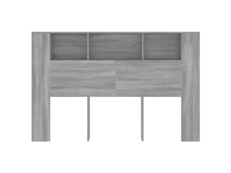 Armoire de tête de lit Sonoma gris 160x18,5x104,5 cm