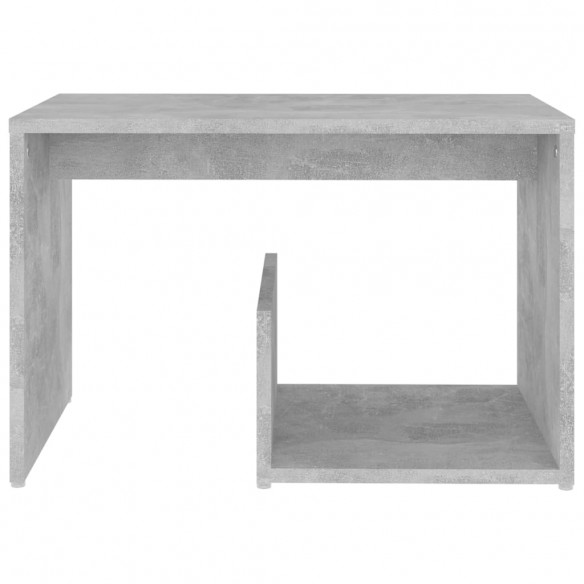 Table d'appoint Gris béton 59x36x38 cm Aggloméré