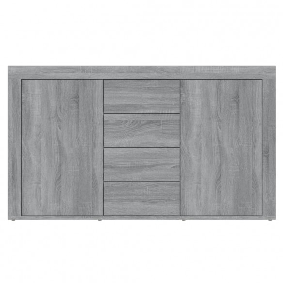 Buffet Sonoma gris 120x36x69 cm Bois d'ingénierie