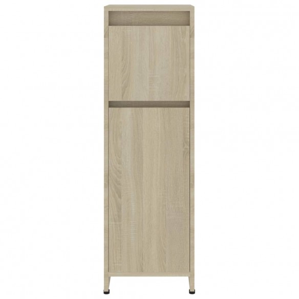 Armoire de salle de bain Chêne sonoma 30x30x95 cm Aggloméré