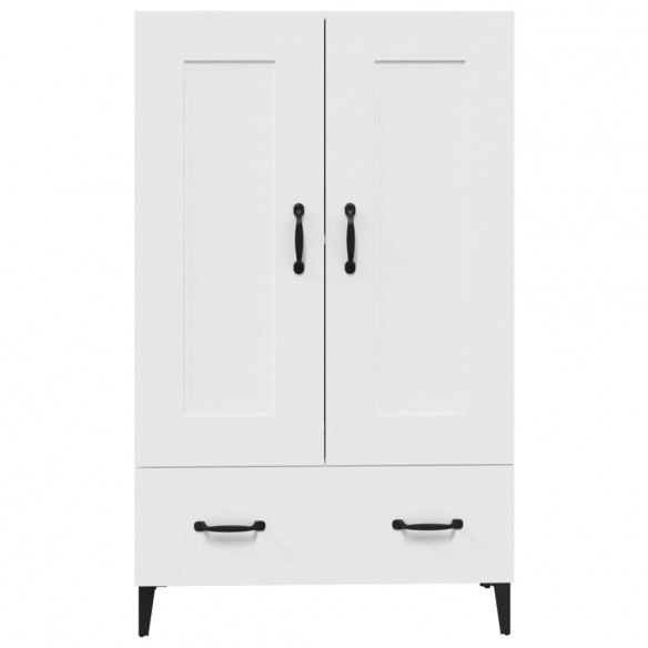 Buffet haut Blanc 70x31x115 cm Bois d'ingénierie