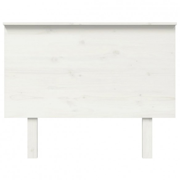 Tête de lit Blanc 104x6x82,5 cm Bois massif de pin