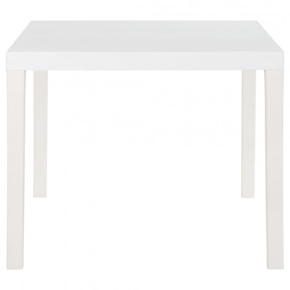 Table de jardin 150x90x72 cm PP Blanc