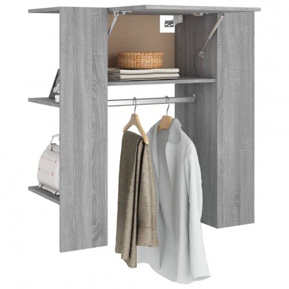 Armoire de couloir Sonoma gris 97,5x37x99 cm Bois d'ingénierie