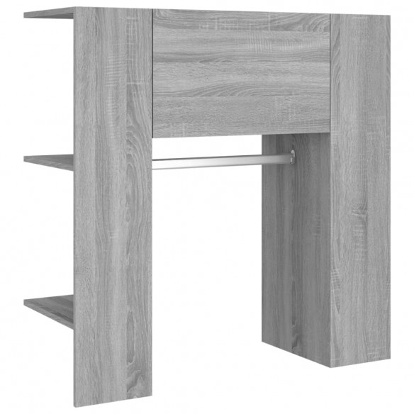 Armoire de couloir Sonoma gris 97,5x37x99 cm Bois d'ingénierie