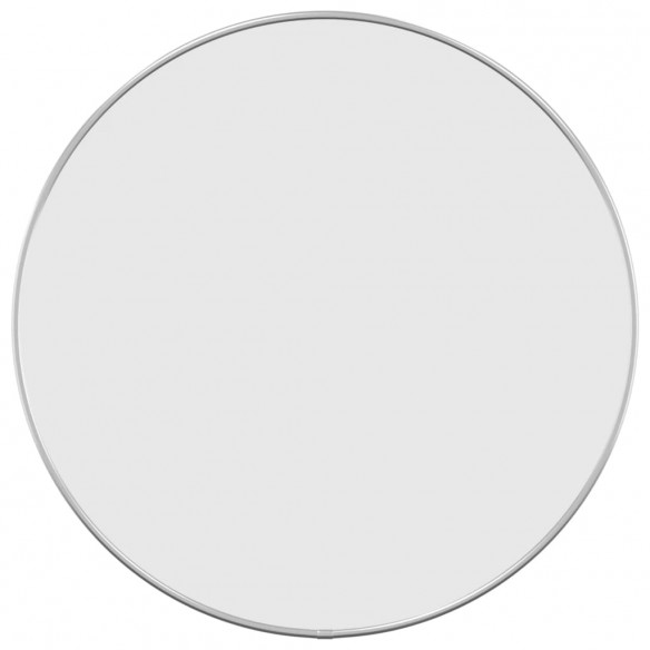 Miroir mural Argenté Ø 50 cm Rond