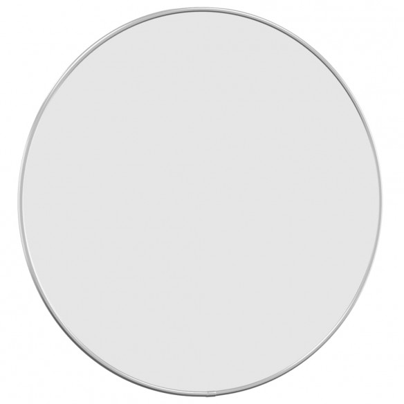 Miroir mural Argenté Ø 50 cm Rond