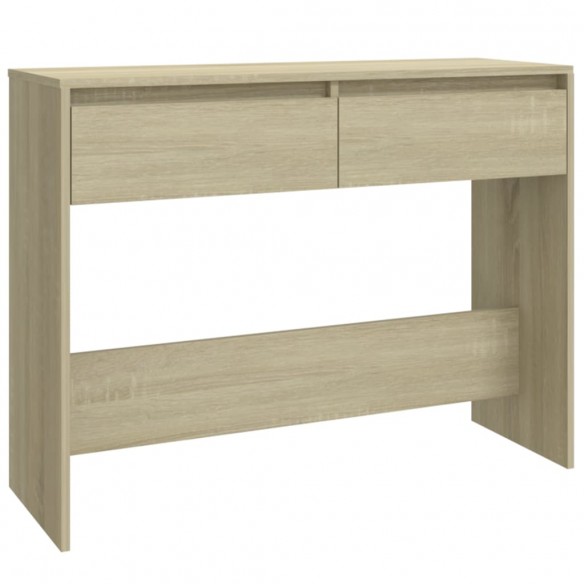 Table console Chêne sonoma 100x35x76,5 cm Aggloméré