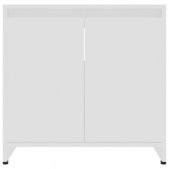 Armoire de salle de bain Blanc 60x33x61 cm Aggloméré