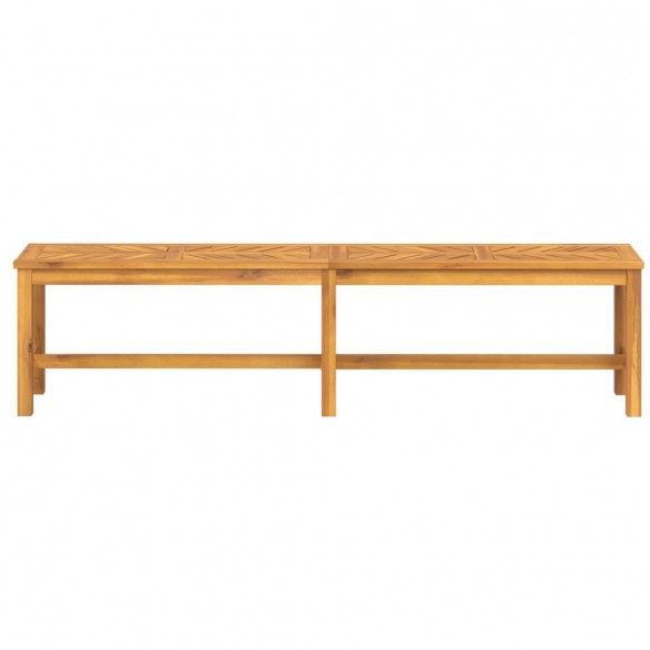 Banc de jardin 180 cm bois massif d'acacia