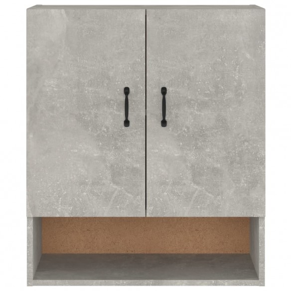 Armoire murale Gris béton 60x31x70 cm Bois d'ingénierie