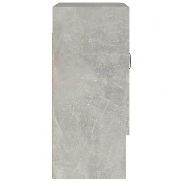 Armoire murale Gris béton 60x31x70 cm Bois d'ingénierie