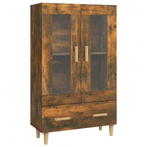 Buffet Chêne fumé 70x31x115 cm Bois d'ingénierie