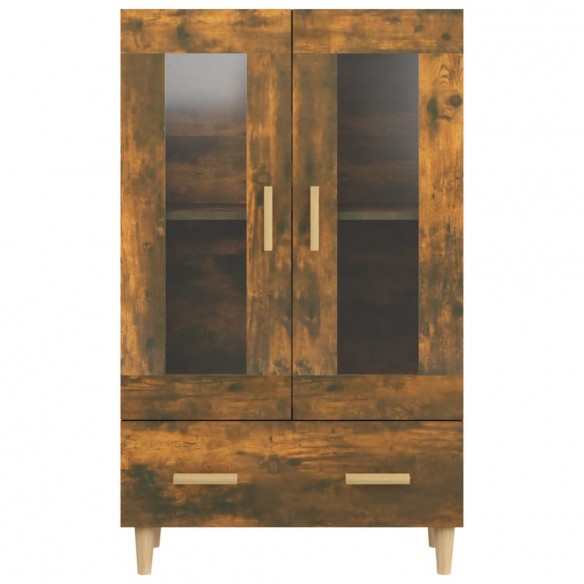 Buffet Chêne fumé 70x31x115 cm Bois d'ingénierie