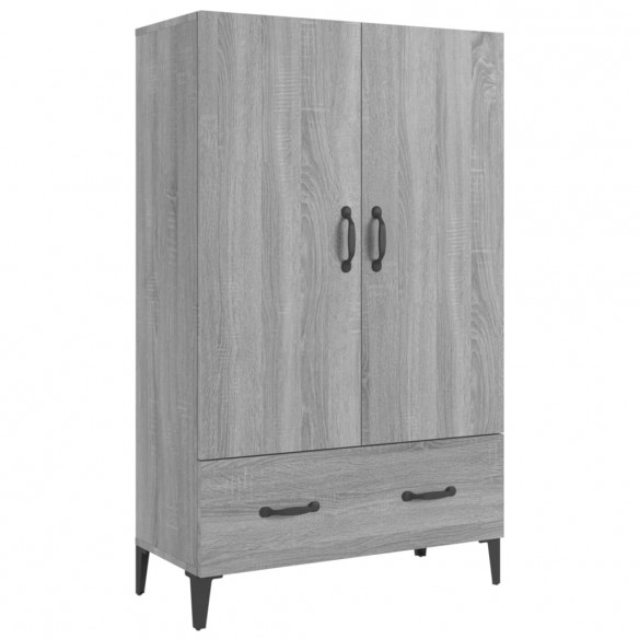 Buffet Sonoma gris 70x31x115 cm Bois d'ingénierie