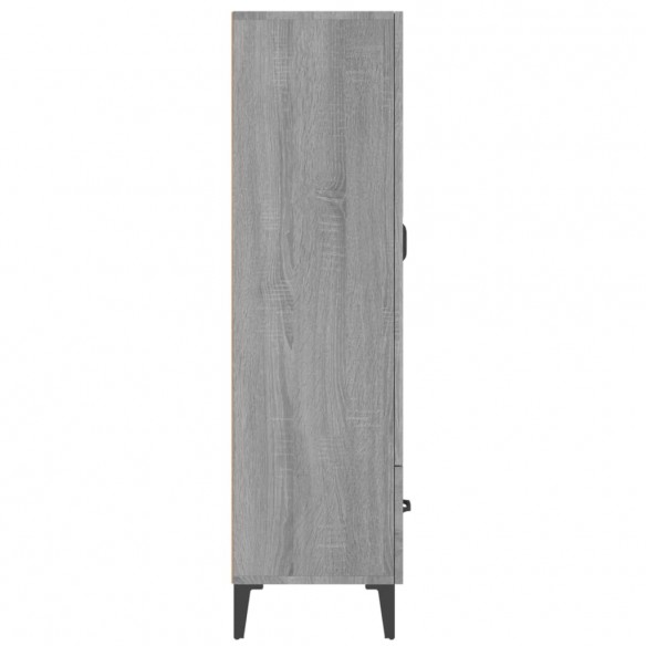 Buffet Sonoma gris 70x31x115 cm Bois d'ingénierie