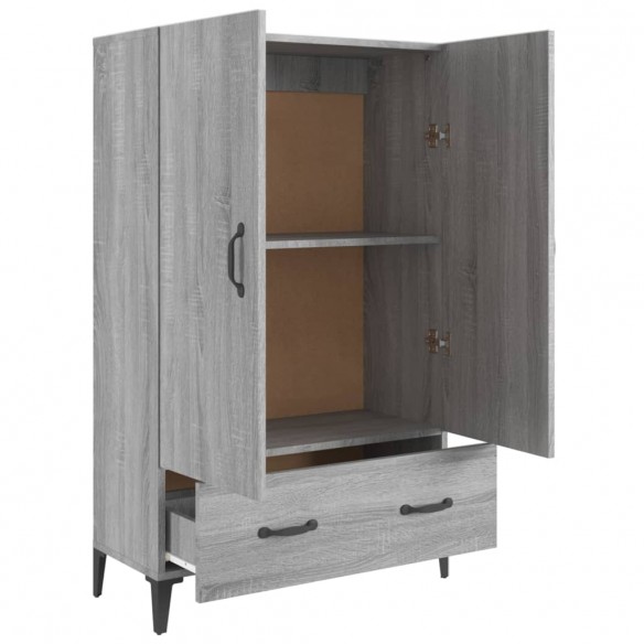 Buffet Sonoma gris 70x31x115 cm Bois d'ingénierie