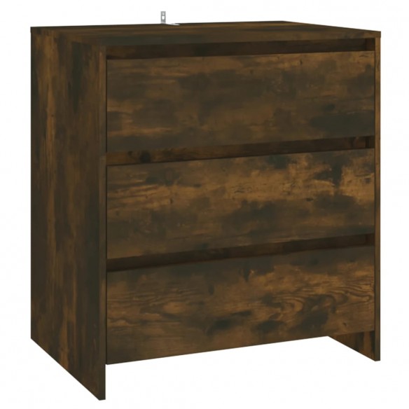 Buffet Chêne fumé 70x41x75 cm Bois d'ingénierie