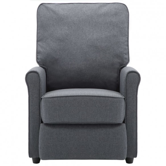 Fauteuil électrique de massage Gris foncé Tissu